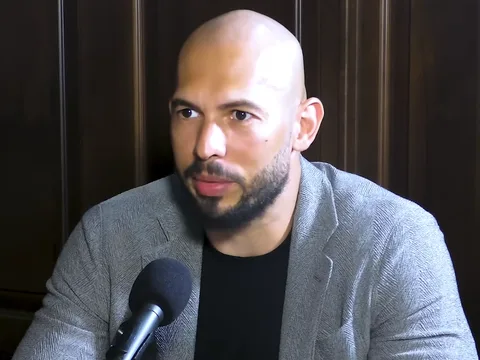 Andrew Tate during an interview